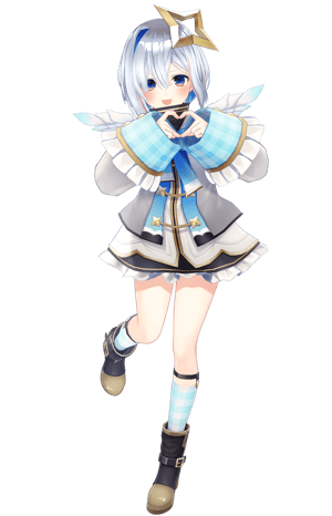 This is the Avatar Image for the Amane Kanata (Hololive) AI Voice and Text to Speech Generator